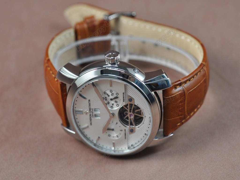 江詩丹頓 【男性用】 Malte SS/LE White Asian自動機芯搭載2