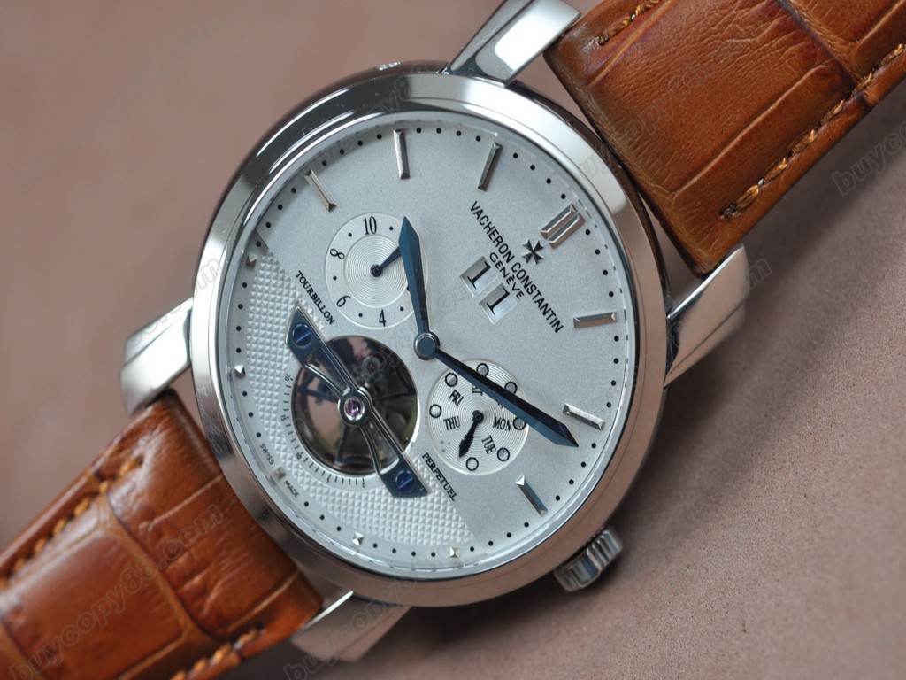 江詩丹頓 【男性用】 Malte SS/LE White Asian自動機芯搭載3