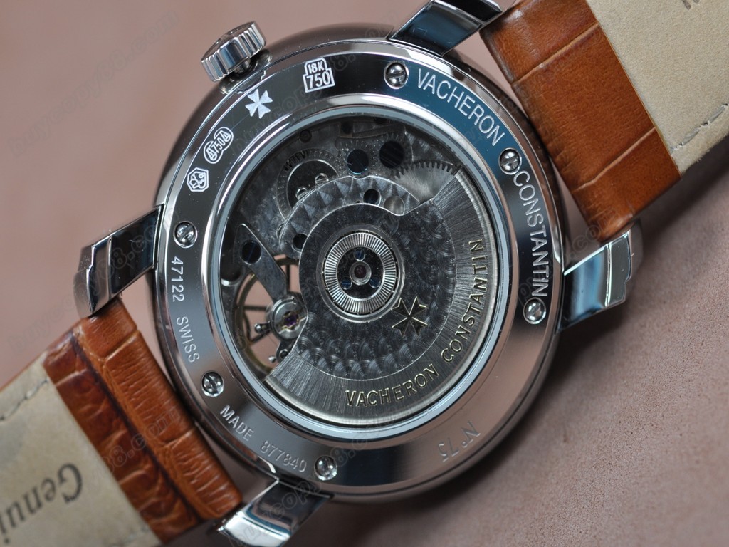 江詩丹頓 【男性用】 Malte SS/LE White Asian自動機芯搭載4