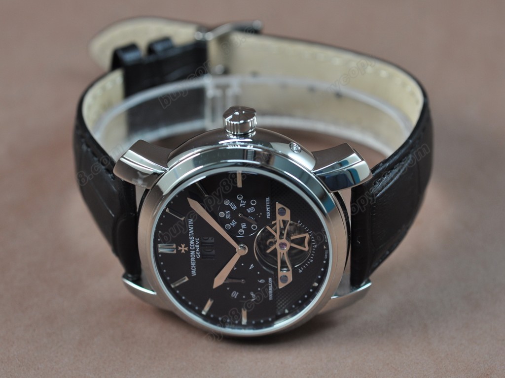 江詩丹頓 【男性用】Malte SS/LE Black Asian 自動機芯搭載5