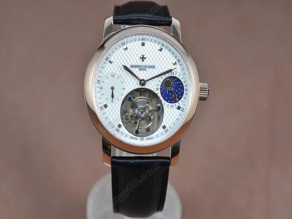 江詩丹頓　【男性用】Patrimony Regulator Tourbillon RG/LE White Flying 陀飛輪搭載3