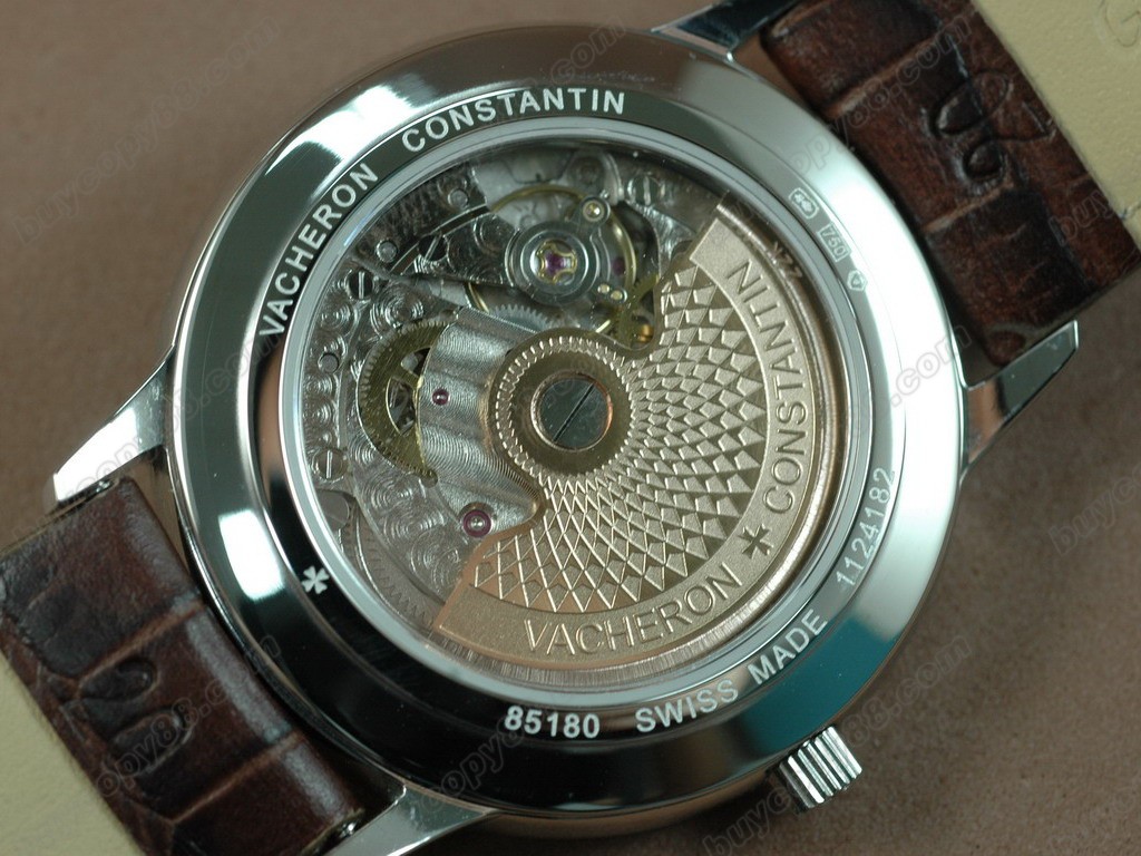 江詩丹頓　【男性用】 Patrimony SS/LE Silver Asian 2892自動機芯搭載4