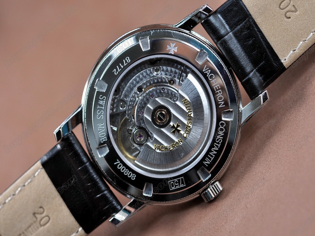 江詩丹頓　【男性用】 Patrimony SS/LE/Diam Black Swiss Eta 2824-2自動機芯搭載2