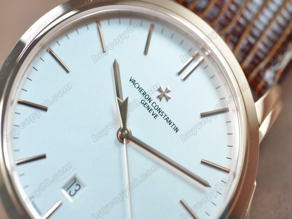 江詩丹頓 【男性用】Patrimony RG/LE White Swiss eta 2824-2自動機芯搭載5