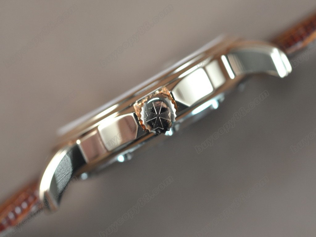 江詩丹頓 【男性用】Patrimony RG/LE White Swiss eta 2824-2自動機芯搭載2