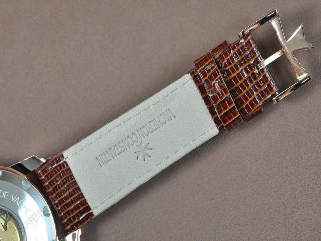 江詩丹頓 【男性用】Patrimony RG/LE White Swiss eta 2824-2自動機芯搭載0