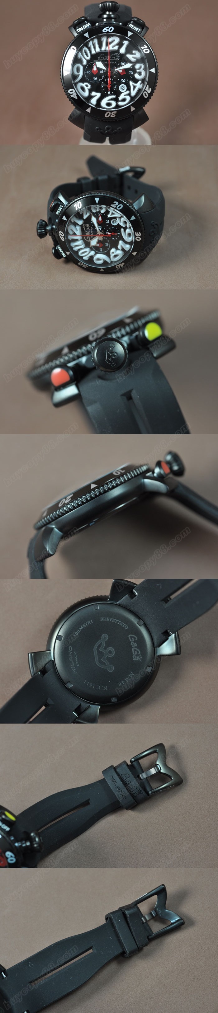 女神卡卡 PVD/RU Jap-OS10 石英機芯搭 載0