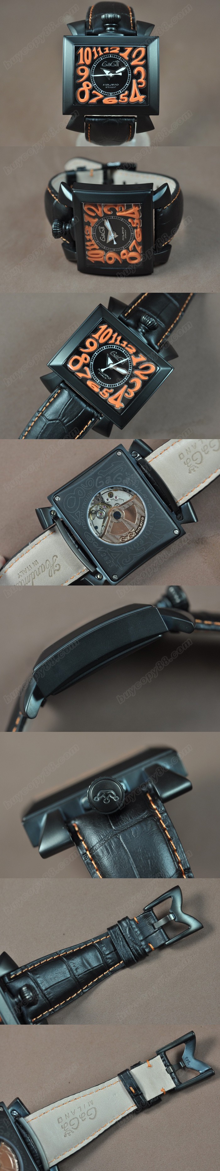 女神卡卡 GaGa Milano Napoleone PVD/LE Asian 2813 自動機芯搭載0
