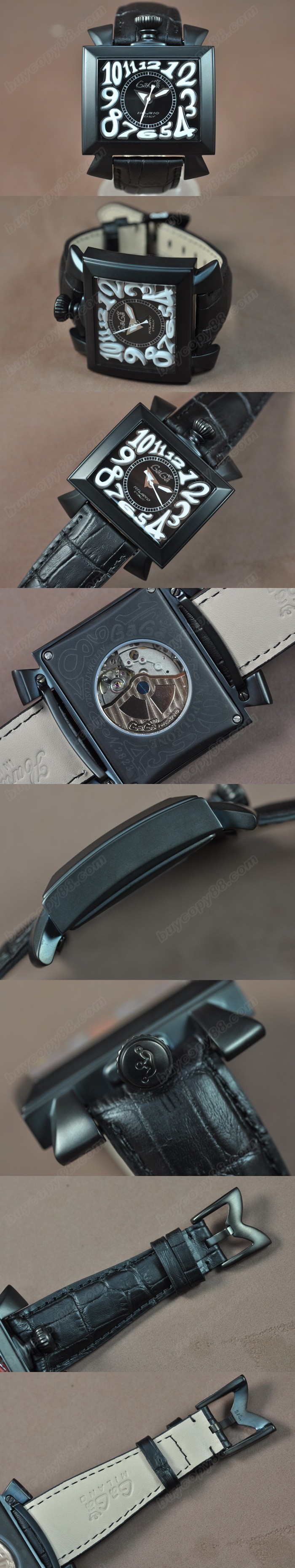 女神卡卡 GaGa Milano Napoleone PVD/LE Asian 2813 自動機芯搭載0