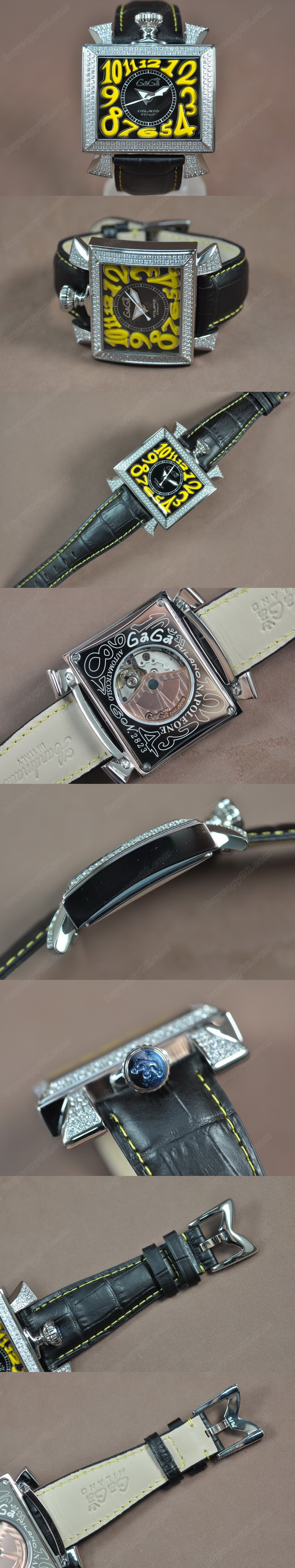 女神卡卡 GaGa Milano Napoleone SS/LE Diam Bel Asian 2813 自動機芯搭載0