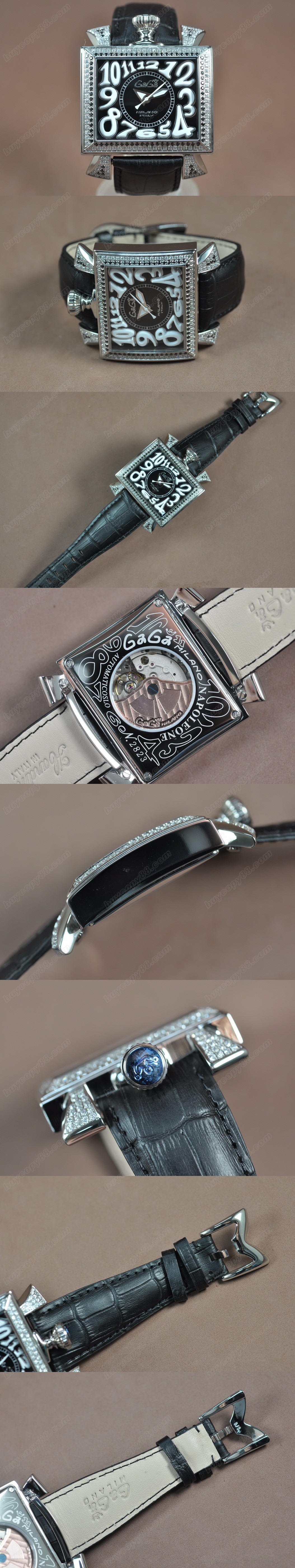 女神卡卡 GaGa Milano Napoleone SS/LE Diam Bel Asian 2813 自動機芯搭載0
