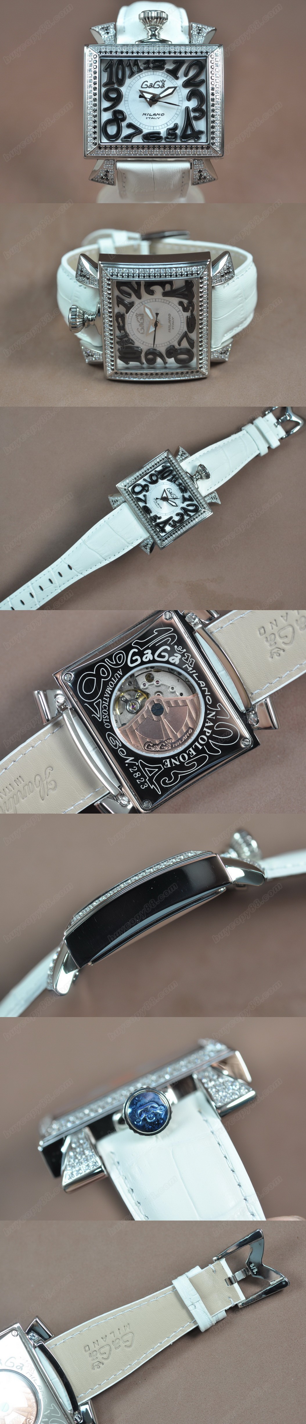 女神卡卡 GaGa Milano Napoleone SS/LE Diam Bel Asian 2813 自動機芯搭載0
