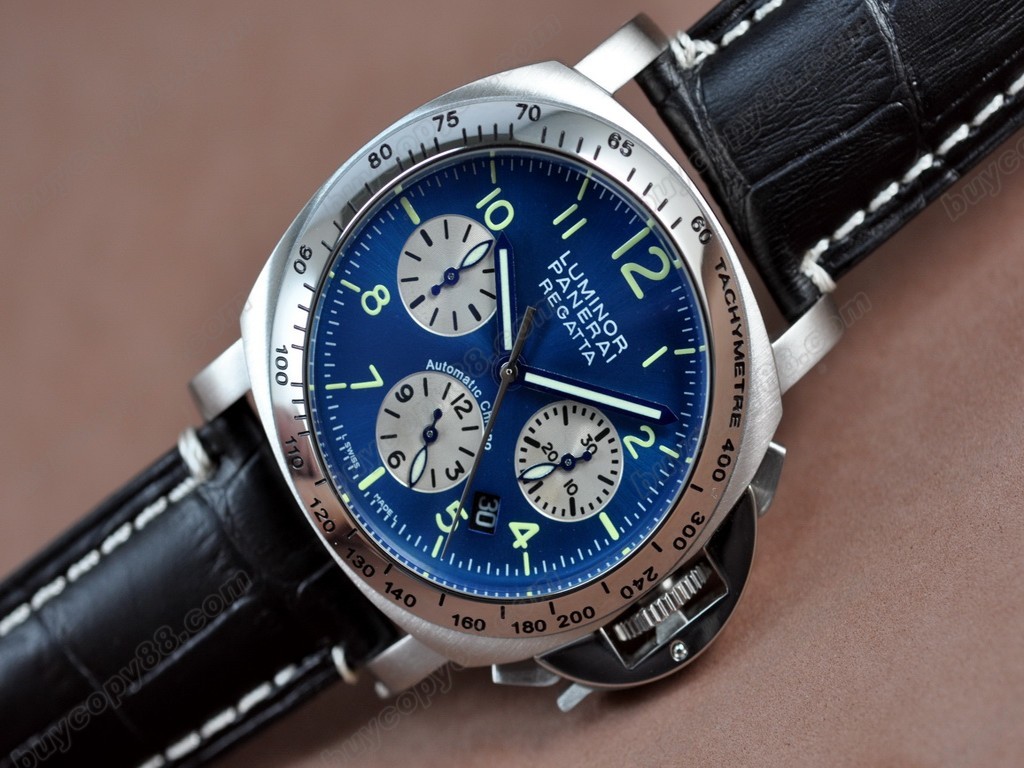 沛納海【男性用】 Daylight 40mm SS/LE Black Asian Auto 21J自動機芯搭載7