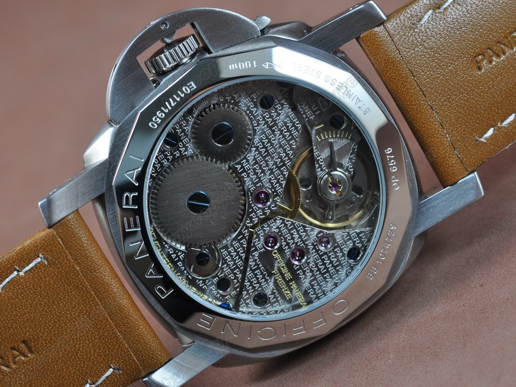 沛納海【男性用】 1950 47mm Black Dial Asia Manual 手上鏈搭載3