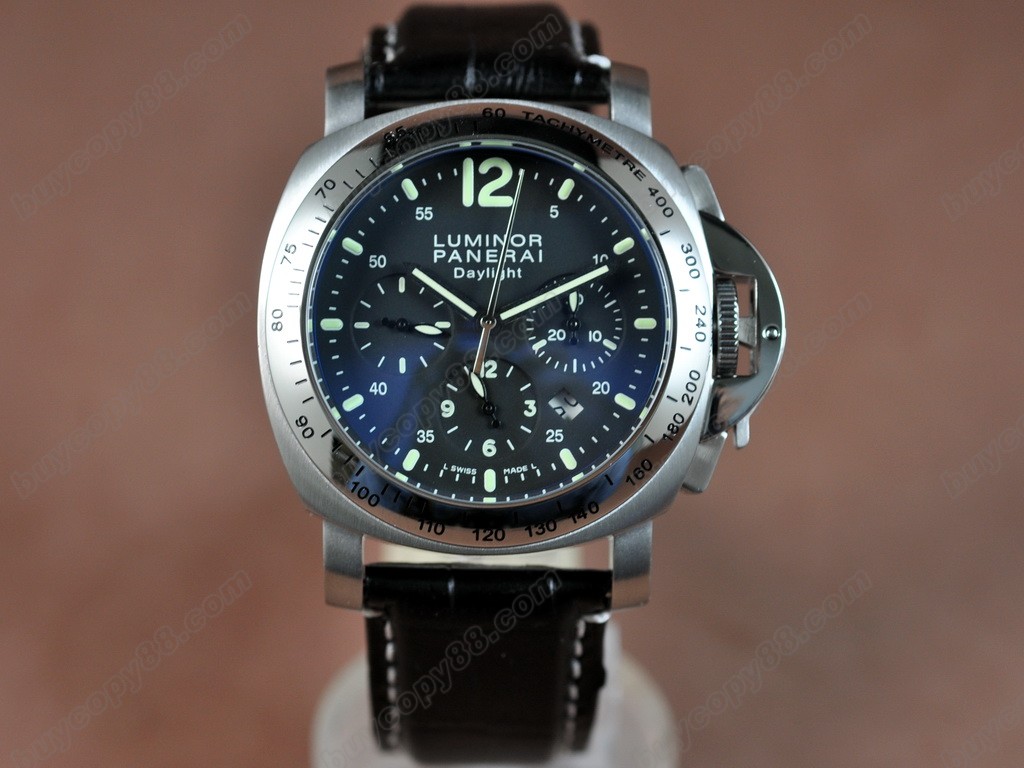 沛納海【男性用】Daylight SS/LE Black Dial Asian 自動機芯搭載7