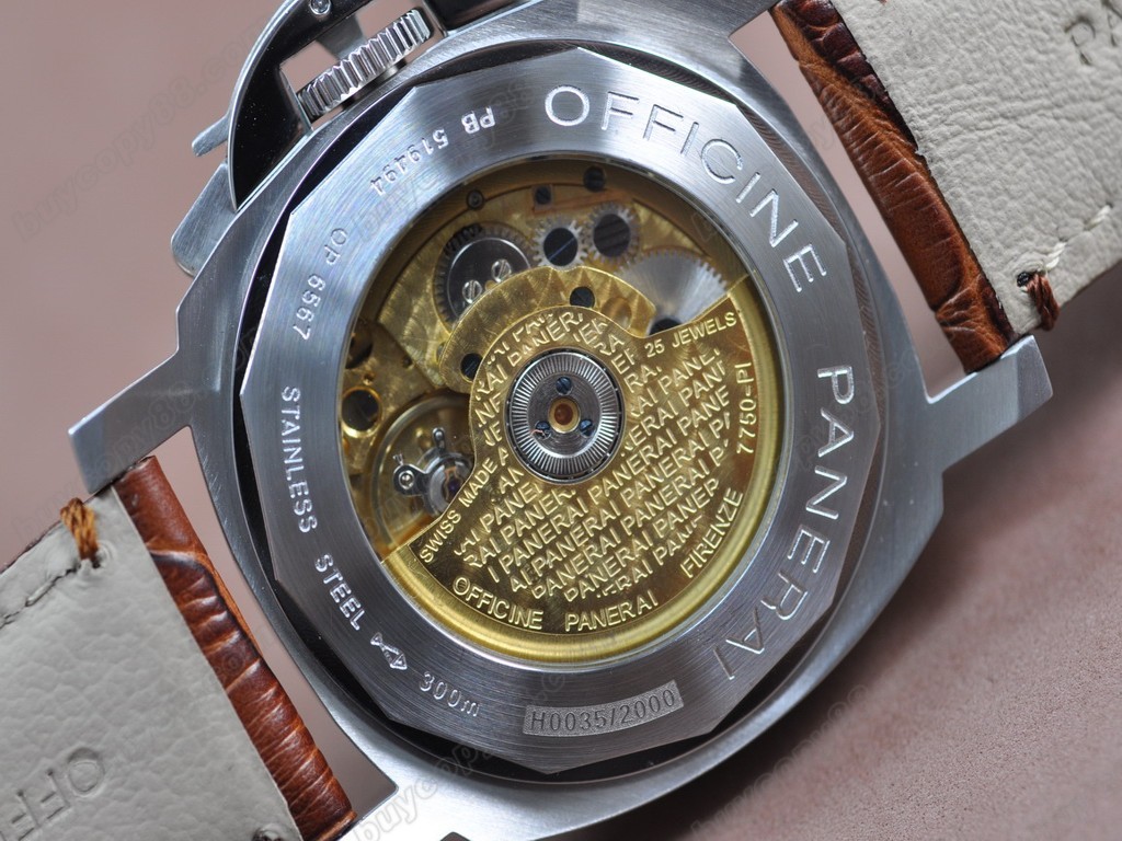 沛納海【男性用】Daylight SS/LE Black Dial Asian自動機芯搭載6