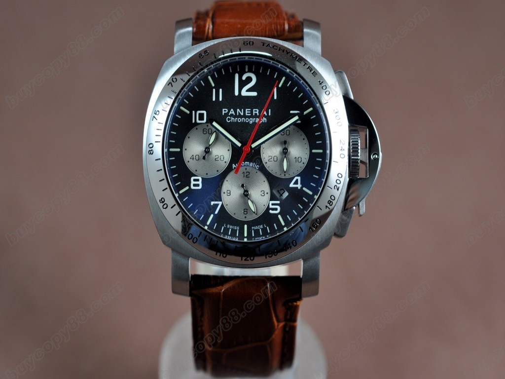 沛納海【男性用】Daylight SS/LE Black Dial Asian自動機芯搭載3