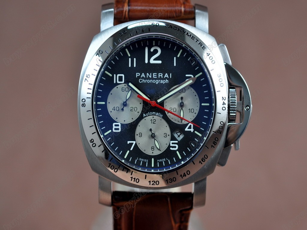 沛納海【男性用】Daylight SS/LE Black Dial Asian自動機芯搭載2