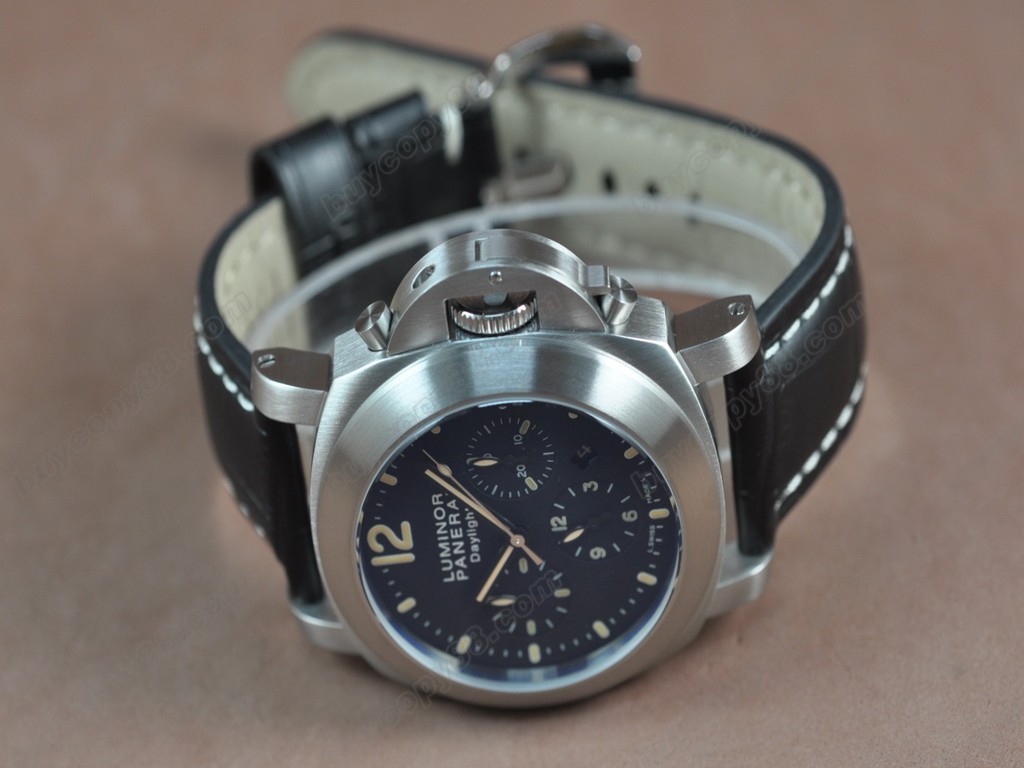 沛納海【男性用】 Daylight SS/LE Black Dial Asian 自動機芯搭載5