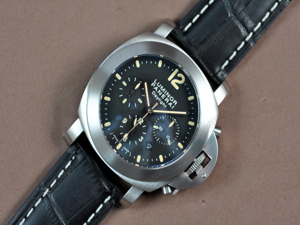 沛納海【男性用】 Daylight SS/LE Black Dial Asian 自動機芯搭載6