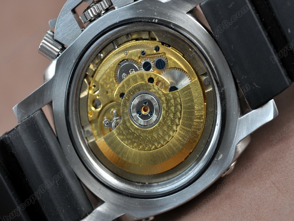 沛納海【男性用】 Pam 187 1000m SS/RU/Black Asia 自動機芯搭載7