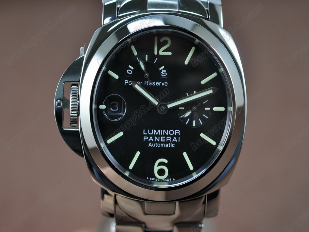 沛納海【男性用】 Luminor Marina 44mm SS/SS Black dial Asian 自動機芯搭載1