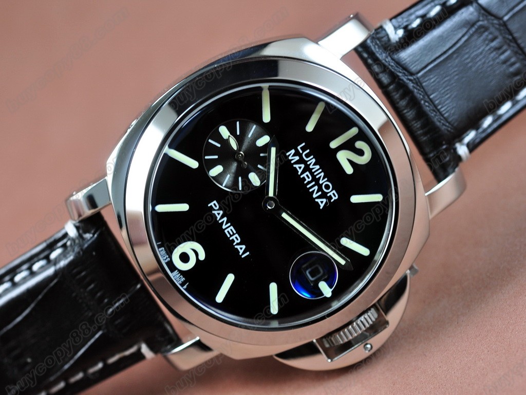 沛納海【男性用】 Luminor Marina 44mm SS/LE Black dial 自動機芯搭載6