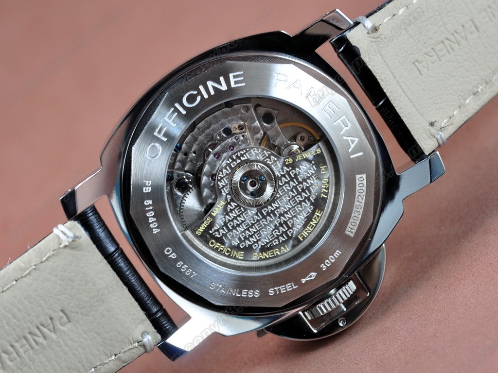 沛納海【男性用】 Luminor Marina 44mm SS/LE Black dial 自動機芯搭載5