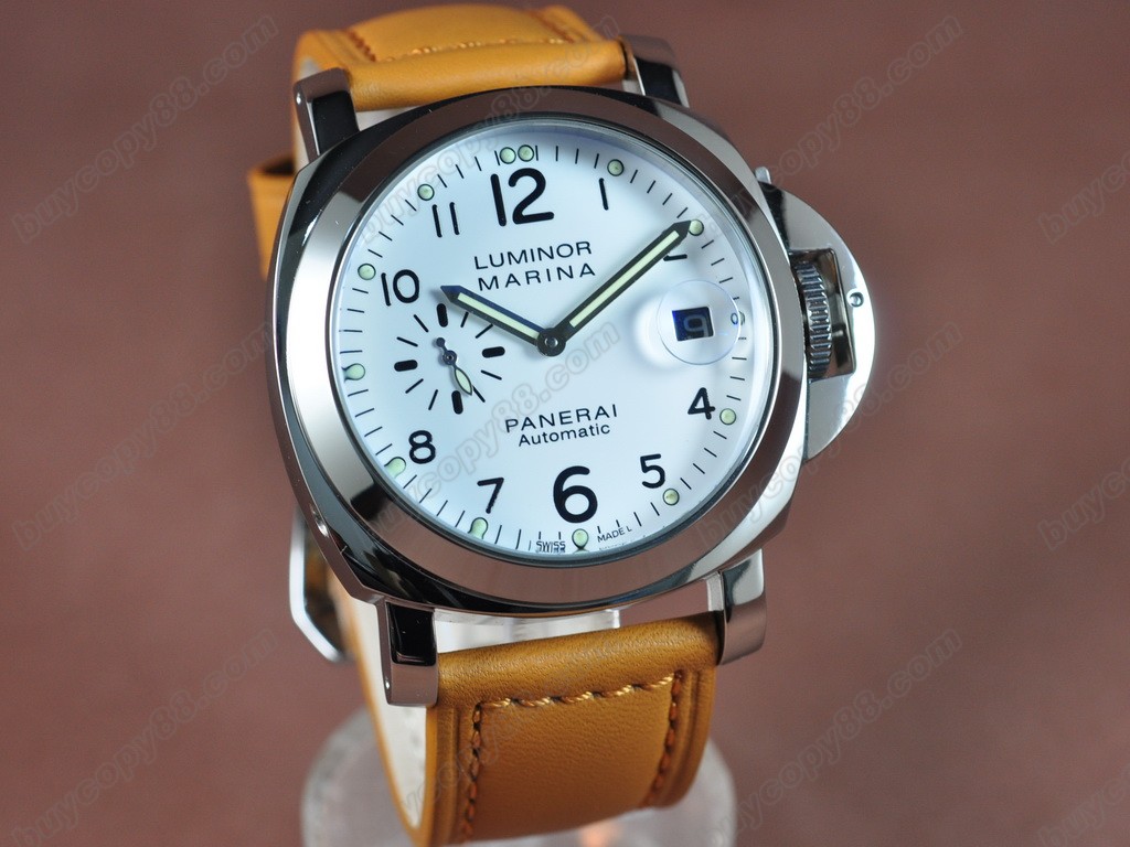 沛納海【男性用】 Luminor Marina 44mm SS/LE Black dial 自動機芯搭載8