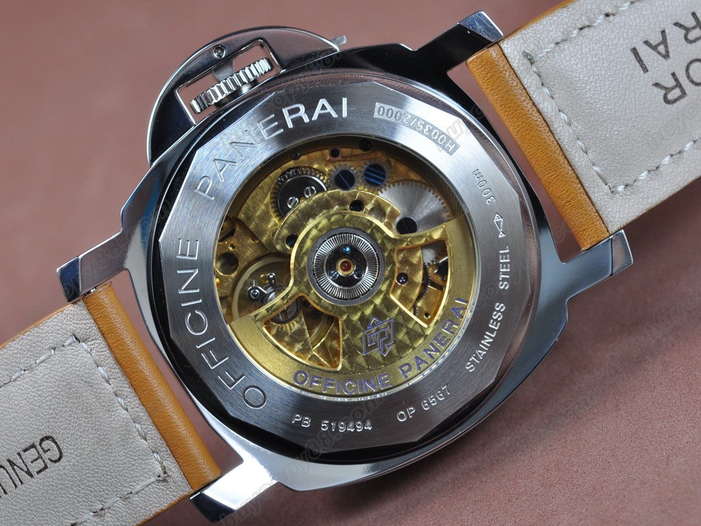 沛納海【男性用】 Luminor Marina 44mm SS/LE Black dial 自動機芯搭載3