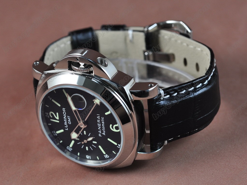 沛納海【男性用】 Luminor GMT SS/LE Black 44mm Asian自動機芯搭載3