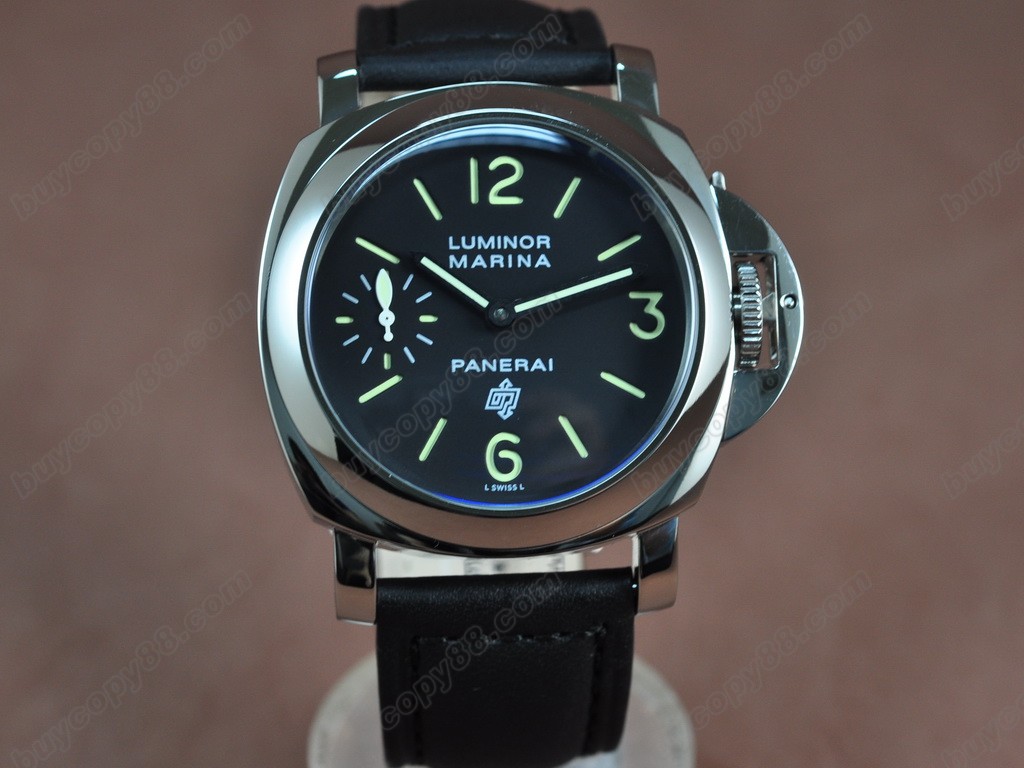 沛納海【男性用】Luminor Marina 44mm SS/LE Black dial A-6497 手上鏈搭載0