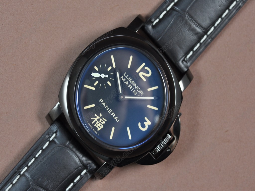 沛納海【男性用】Luminor Marina 44mm SS/LE Black dial A-6497 手上鏈搭載2