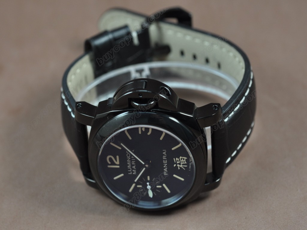 沛納海【男性用】Luminor Marina 44mm SS/LE Black dial A-6497 手上鏈搭載3
