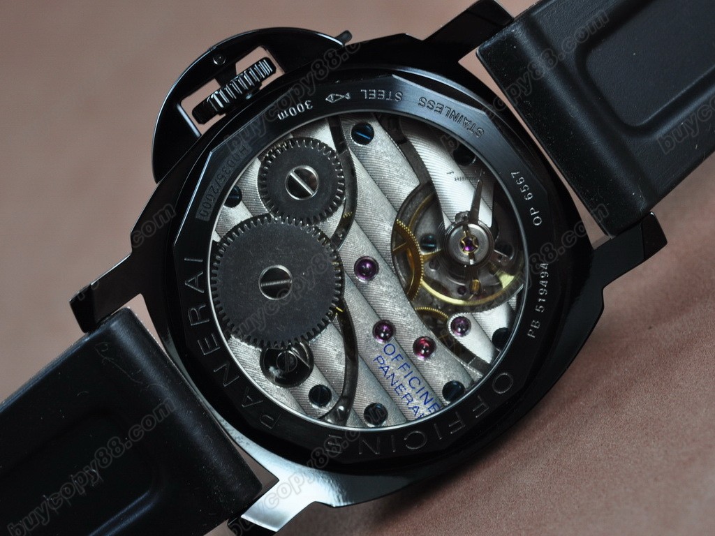 沛納海【男性用】Luminor Marina 44mm SS/LE Black dial A-6497 手上鏈搭載3