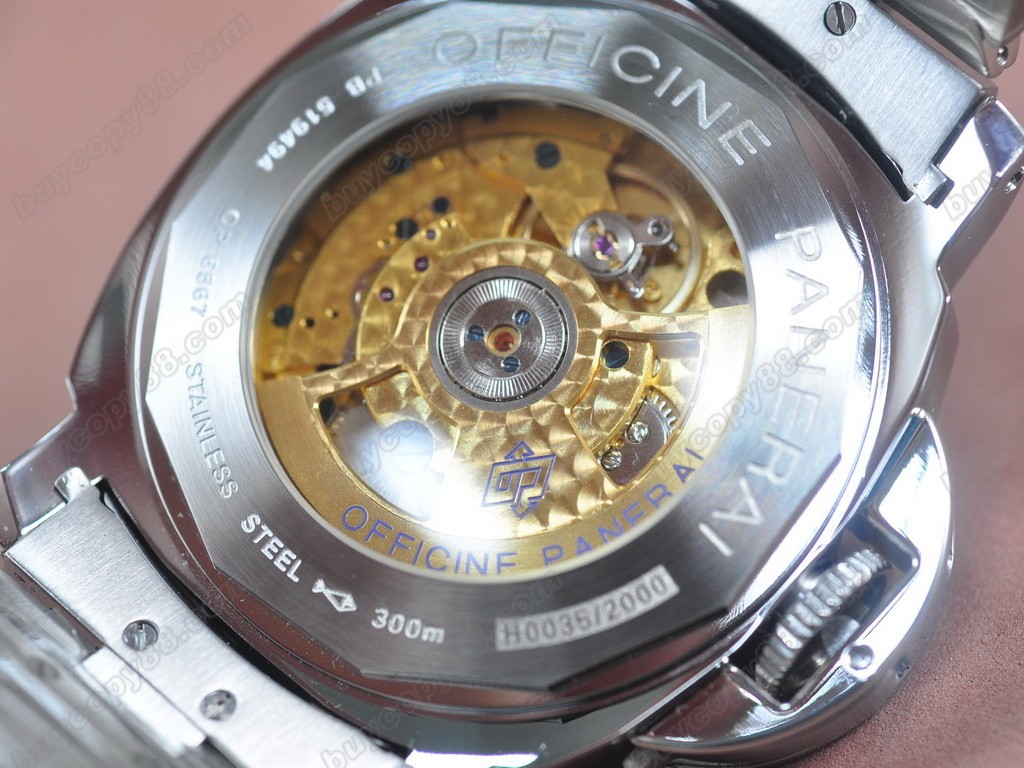 沛納海【男性用】 Luminor GMT SS/LE Black 44mm Asian自動機芯搭載4