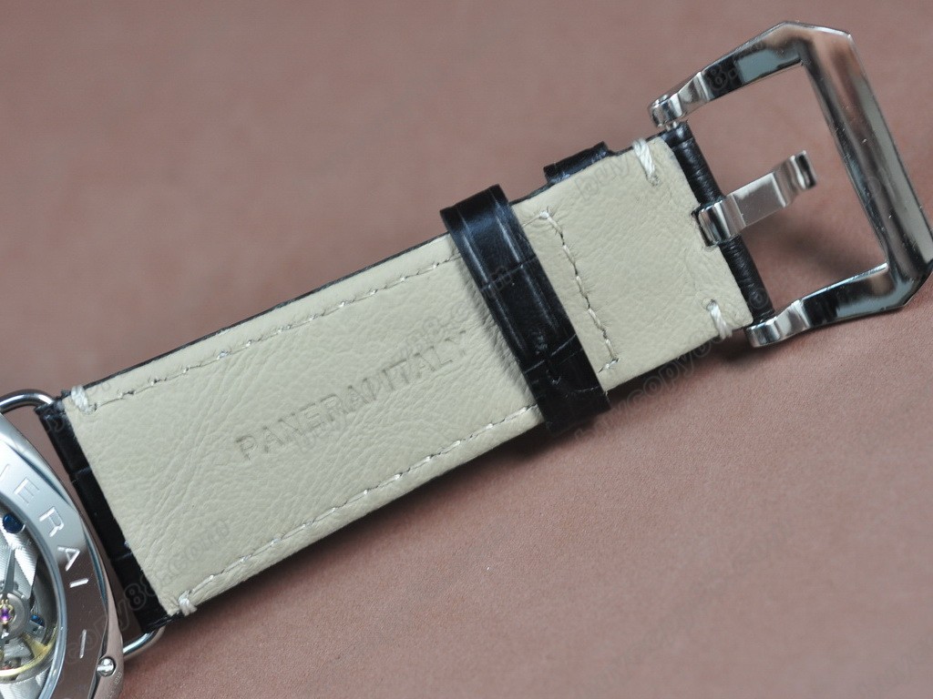 沛納海【男性用】 Luminor Marina 44mm SS/LE Black dial A-6497 手上鏈搭載4