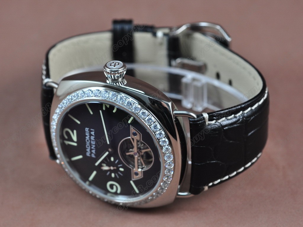 沛納海【男性用】Radiomir 44mm SS/LE Black Dial Asian 自動機芯搭載9