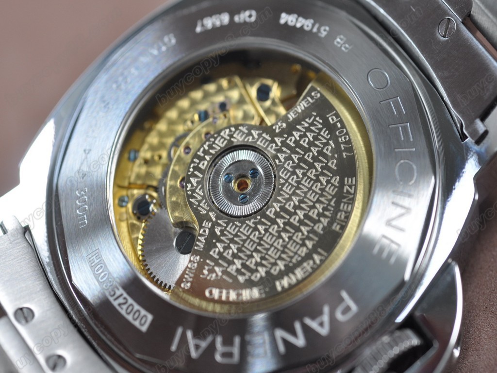 沛納海【男性用】 Luminor Marina 44mm Full PVD Black dial自動機芯搭載1