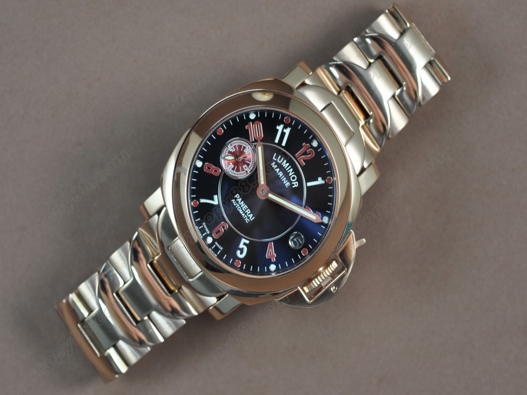 沛納海【男性用】 Luminor Marina 44mm SS/SS Black dial Asian 自動機芯搭載3