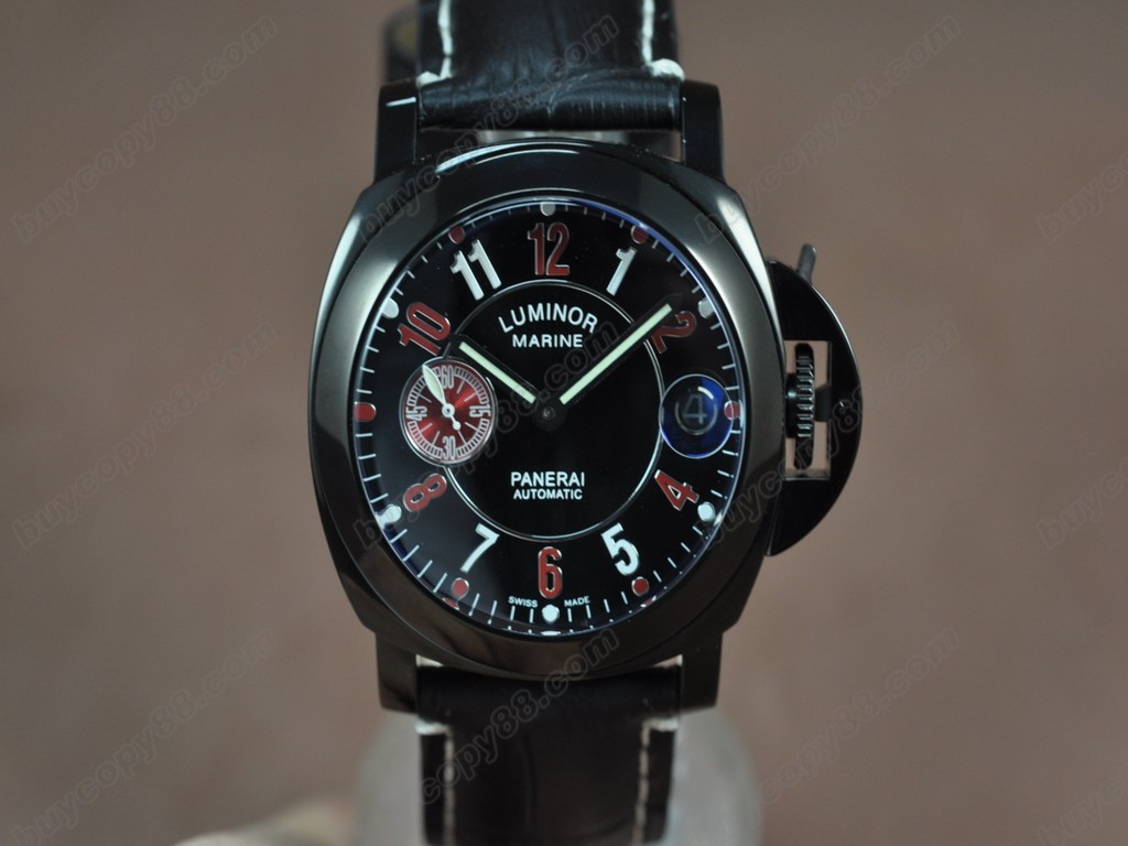 沛納海【男性用】Luminor Marina 44mm SS/SS Black dial Asian自動機芯搭載0