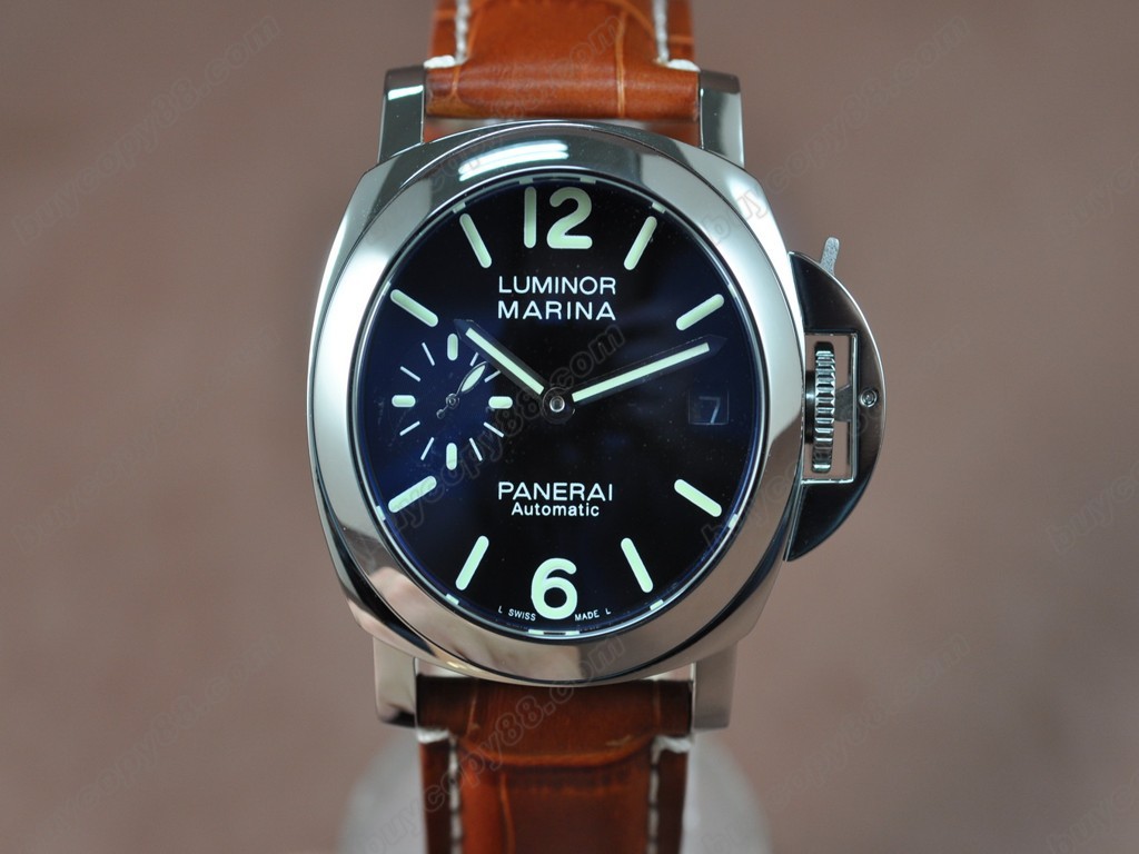 沛納海【男性用】 Luminor Marina 44mm SS/SS Black dial Asian自動機芯搭載6