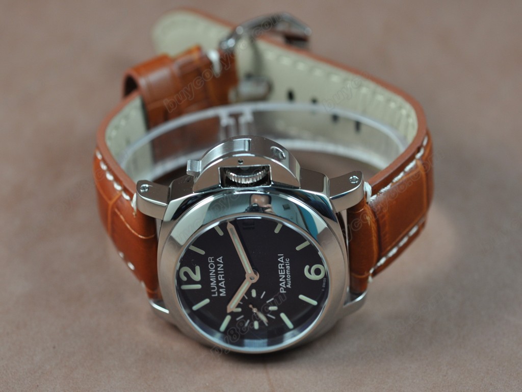 沛納海【男性用】 Luminor Marina 44mm SS/SS Black dial Asian自動機芯搭載5