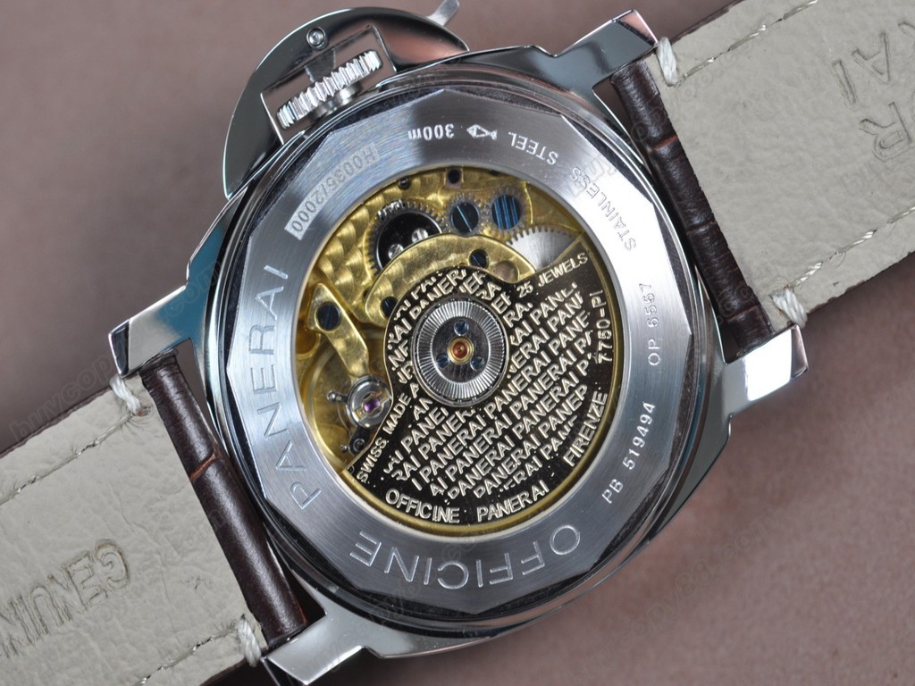 沛納海【男性用】 Luminor Marina 44mm SS/SS Black dial Asian 自動機芯搭載4