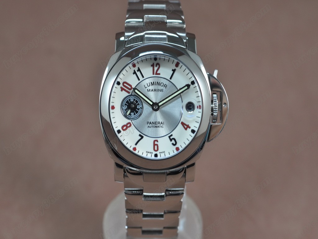 沛納海【男性用】Luminor Marina 44mm SS/SS Black dial Asian 自動機芯搭載0