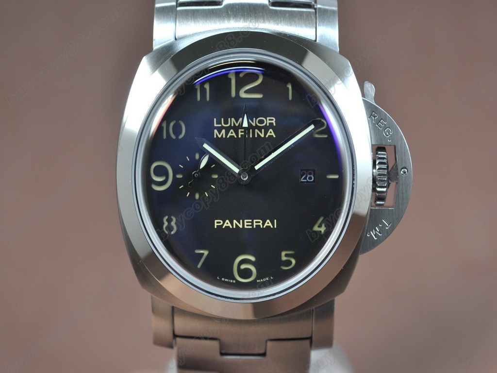 沛納海【男性用】 Luminor GMT Black 44mm Asian自動機芯搭載3