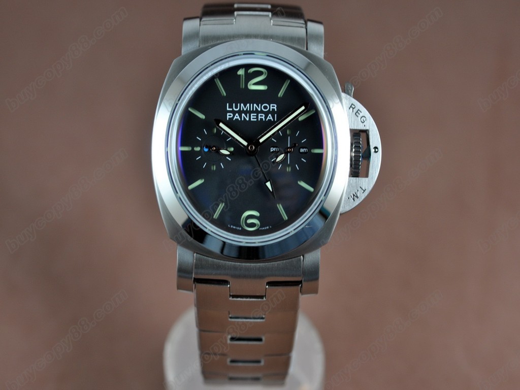 沛納海【男性用】 Luminor GMT Black 44mm Asian自動機芯搭載2