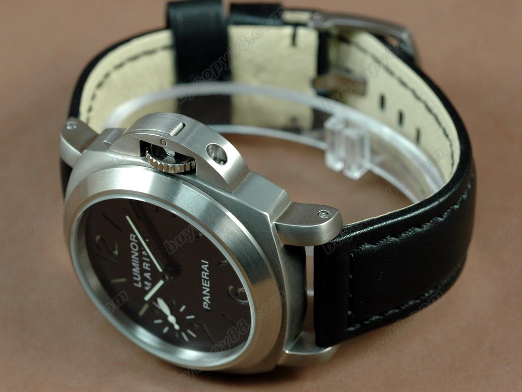 沛納海【男性用】 Luminor Marina 44mm Ti Black Dial 手上鏈搭載7