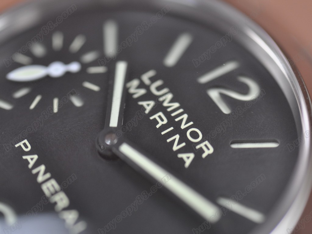 沛納海【男性用】 Pam 111 H series 44mm SS/SS Black dialAsia Unitas 17 J 手上鏈搭載0