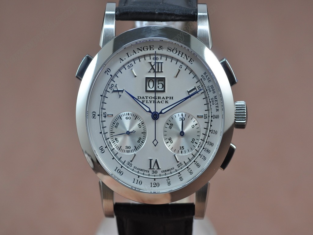 朗格錶【男性用】Datograph Chrono/Big Date  Lemania Manual 手上鏈搭載6
